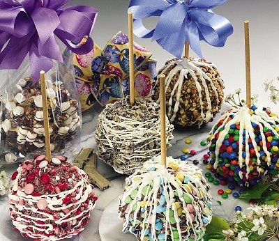 Giant Chocolate Dipped Caramel Fuji Apples
